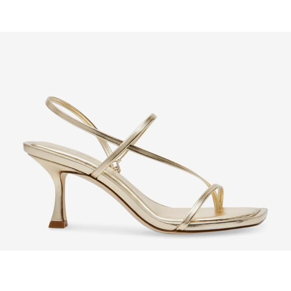 Steve Madden Women's "Locke" Gold Strappy Sandals Size: 9 - Picture 9 of 9